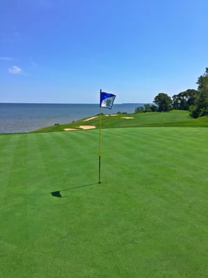 13th Green on the Long Island Sound. Indian Hills is the most underrated golf course on Long Island. Magnificent Views, Great Fairways, A+!