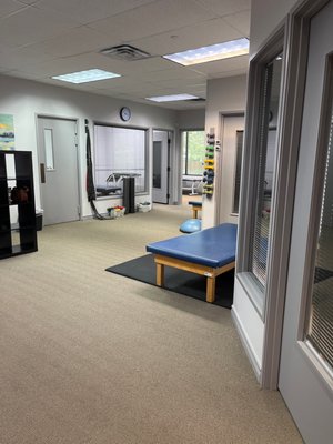 Sports rehab area