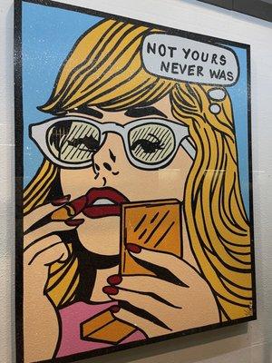 LoL..  LUV THIS! Roy Lichtenstein inspired..