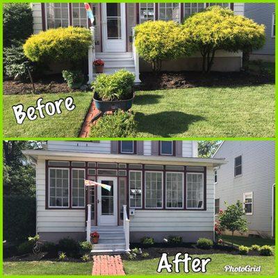 ZOOM IN to see this awesome transformation created by Otto's Landscaping! Professional, respectful and creative! We couldn't be happier!