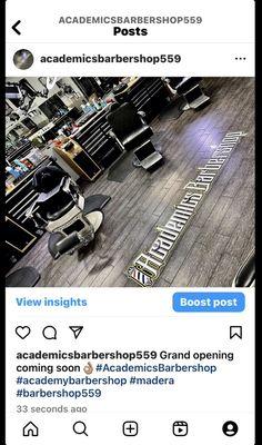 Follow us on Instagram @academicsbarbershop559