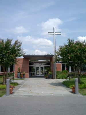 A view of the residence from the front.