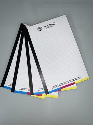 Printing of Notepads