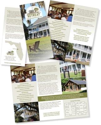 Tri-fold Brochure Design for a Local Tourism Business