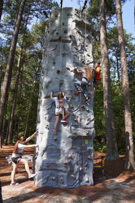 Rock climbing wall for kids and adults!