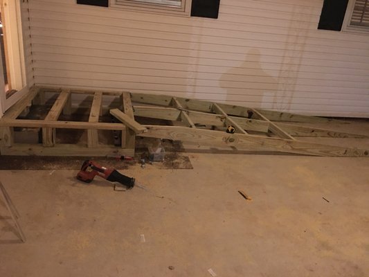 Custom handicap ramp