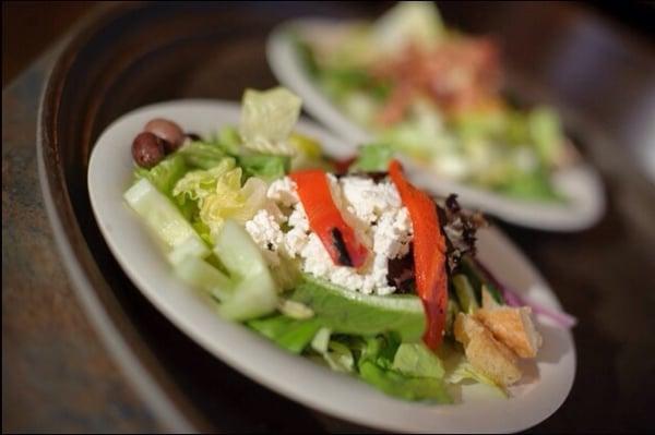 The salad is always fresh and delicious.