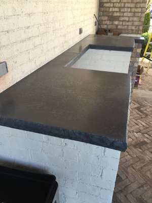 Concrete countertops