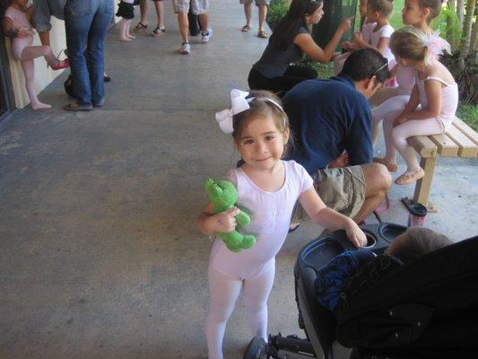 Her first year at danceworks!