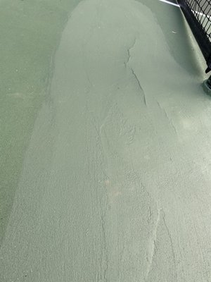 Spackling that's not sanded