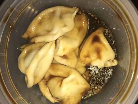 Szchechuan chicken dumplings