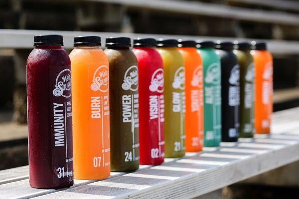 Reboot your system and nourish your body with our nutrient dense cold-pressed juice!  @mainsqueezejuiceco #coldpressed #juicebar