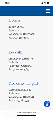 Address listed as Rockville.