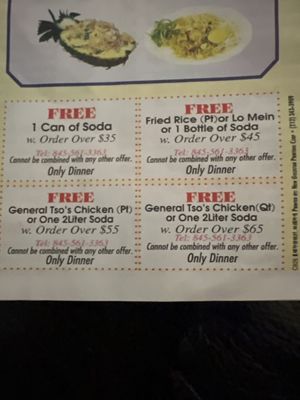 A coupon that they do not honor