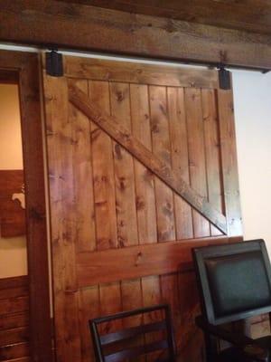 Barn doors custom built by us