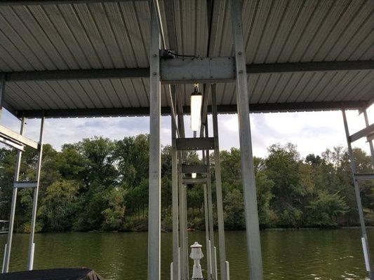 Boat dock Lighting upgrade