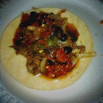 Steak crazy taco