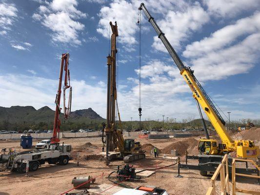 Drilling at Fort McDowell