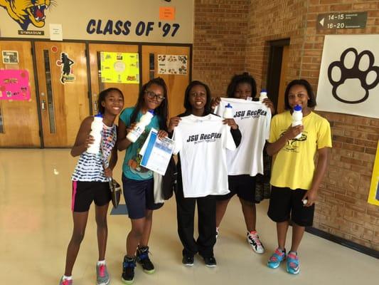 Health Fair at a local middle school promoting #jsurecplex