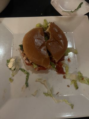 Terrible $13 ala carte burger!  Don't do it!  Don't waste your $ or your time!!!!