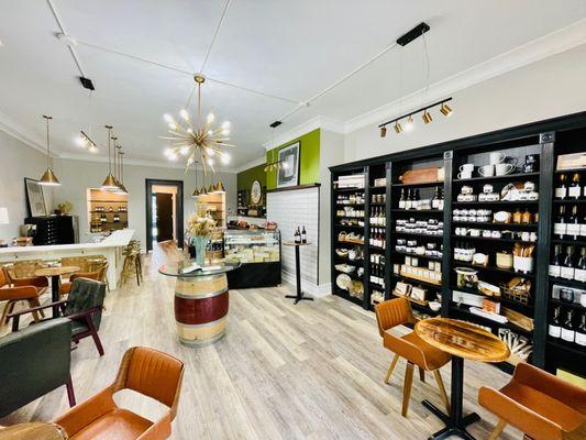 Milford Wine & Cheese Co. has a variety of cheeses ranging from local to international as well as hand picked artisanal items.