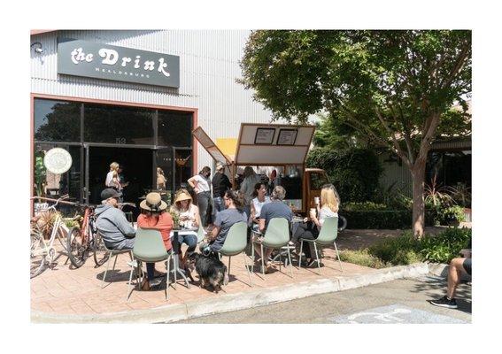 Busy day on the patio!