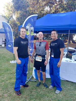 Ventura half-marathon runner tried our IGNITE pre-race vitamin IV infusion with great success! PR: 1:29:48