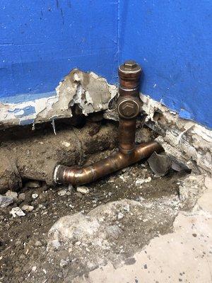 Sewer pipe repair