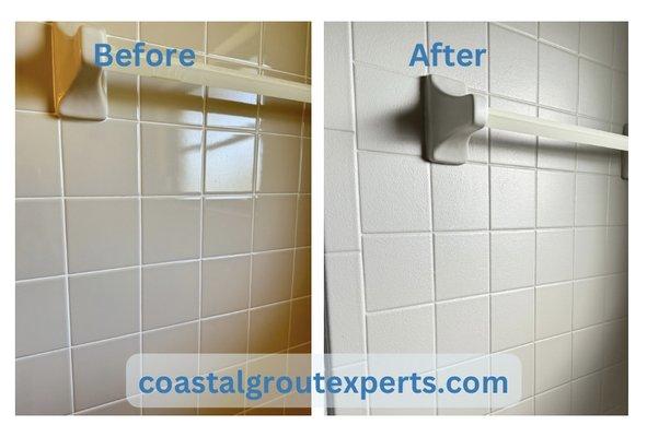 Tile painting is one of the most popular service as it help to restore old looking tile with any color just in one day saving time and money