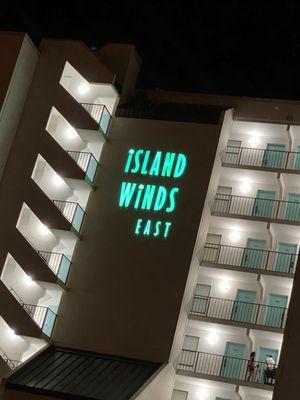 Island Winds East at night