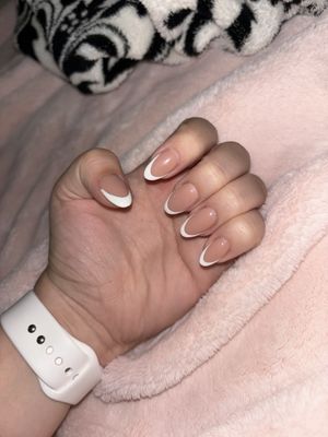 french tip nails