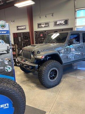 Rubicon in showroom