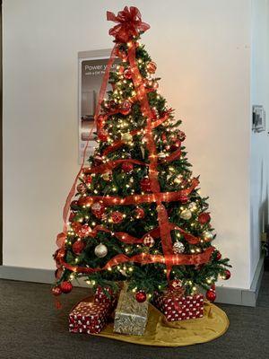 Christmas Tree & Presents (that's pretty much it for holiday decor & spirit)