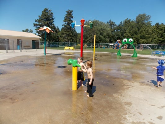 Splash pad at Krull Park