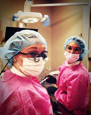 This is Dr. Lauren & her wonderful assistant Amy. These girls make a great team.