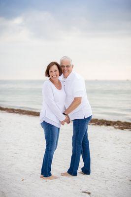 couple photos on clearwater beach