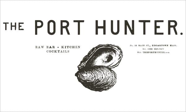 Award winning 'The Port Hunter Restaurant' Logo & Branding by Murphy Empire Design.