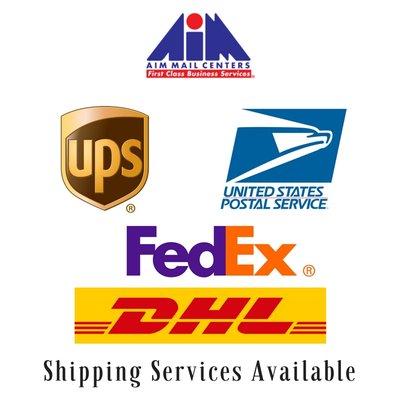 AIM Mail Center Shipping Options