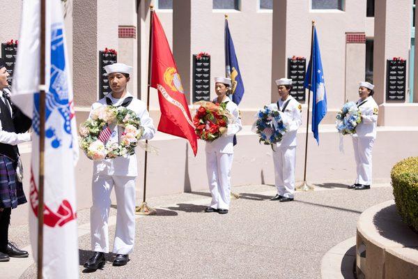 Sea Cadets Lay Wreaths at MV Memorial