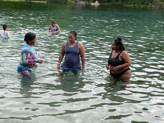 Never too late to learn how to swim