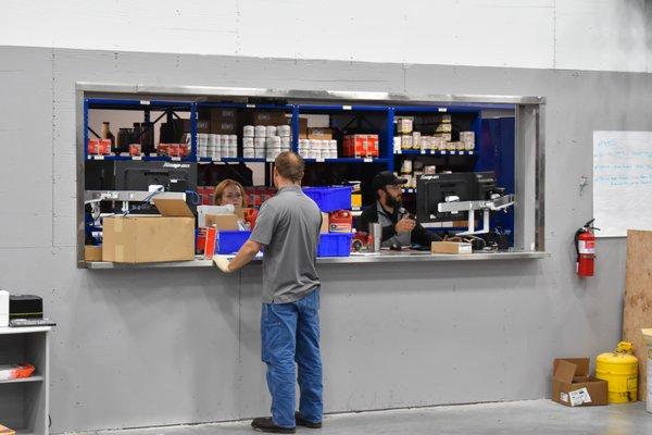 Our parts center is state-of-the-art and over 5,000 square feet