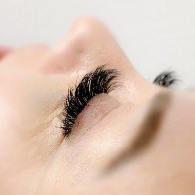 Volume lash extensions