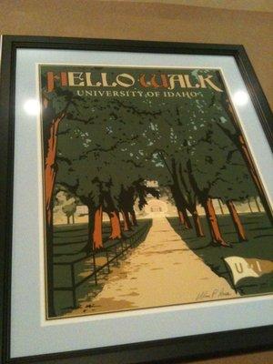 A U of I Icon - Hello Walk by Ward Hooper