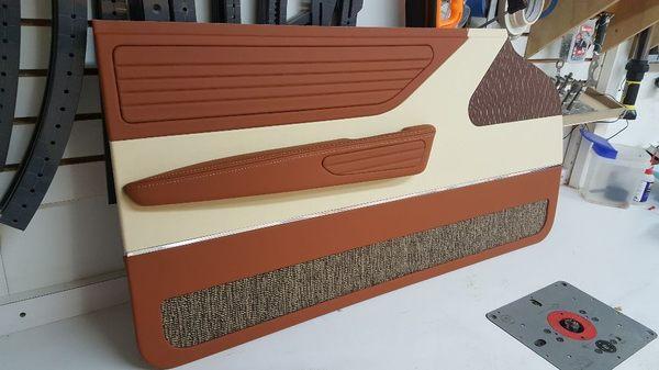 57 Chrysler custom door panel