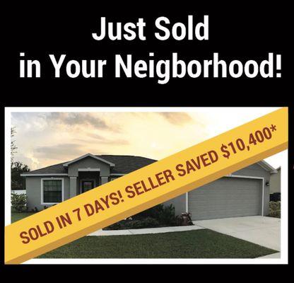 Bartow Home Seller Saved $$