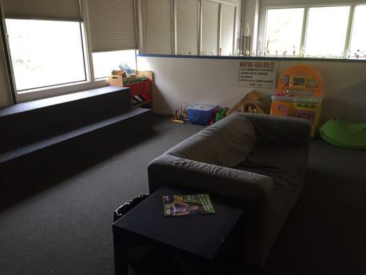 Parent watch room and and play waiting area