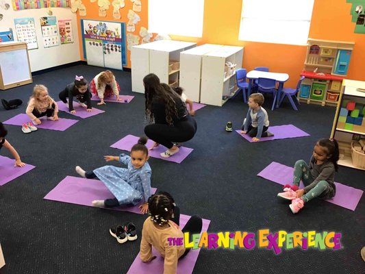 Yoga break at TLE