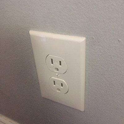 Tamper proof outlets. Upgrade now. Great for if you have children.