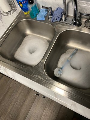 Sink backup