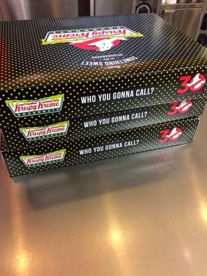 Halloween doughnut boxes - GhostBuster Theme!